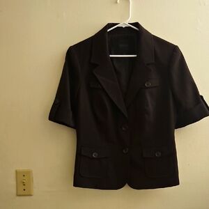 Large‎ dark brown Women's Blazer Jacket